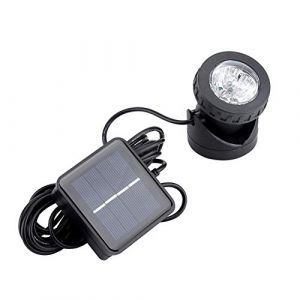Flotteur Solaire sous-Marin, Lumi&egrave;re sous-Marine Solaire &agrave; 6 LED, &eacute;tanche IP 68, &agrave; &eacute;nergie Solaire, Projecteur sous-Marin pour &eacute;tang de Jardin, pour All&eacute;e de Cour (Tatamon, neuf)