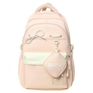 DivingBirds Cartable Fille Primaire CE2 CM1 CM2 Sac a Dos College Fille 18L, Léger | Compartiment Ordinateur | Ergonomique | Impermeable, Sac à Dos Enfant Sac Ecole Fille Collège 7+ Ans, Rose (DivingBirds, neuf)