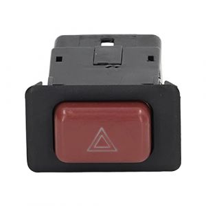 Aramox Interrupteur de Feux de Détresse, Interrupteur de Feux de Détresse Mb652291 Remplacement du Bouton Poussoir de la Lampe D'urgence pour Pajero Shogun V31 V32 V33 (Codalo, neuf)