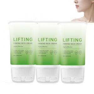 Lot de 3 cr&egrave;mes raffermissantes pour le cou, avec bille roulante rafra&icirc;chissante, cr&egrave;me hydratante au collag&egrave;ne pour le visage, le cou, raffermit la peau, r&eacute;duit les ridules, am&eacute;liore l'&eacute;lasticit&eacute; (NeoMall新汇, neuf)