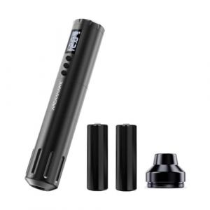 Arenahawk Wireless Tattoo Pen machine a tatouer Rotary Machine Battery Pen 3.0mm Stroke Length avec 2 batteries Pour machine à tatouer miroblading Shading Eyeliner baume à lèvres（Noir） (Arenahawk, neuf)