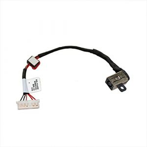 Gintai Prise Connecteur de Charge DC Power Jack Dock Port Câble Alimentation de Rechange pour Dell Ins-piron 17 5000 5758 5759 5755 AAL20 KD4T9 0KD4T9 DC30100UD00 DC30100UI00 DC30100VV00 DC30100TT00 (GinTaiCompany, neuf)