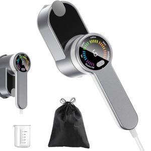 PKBD Defroisseur Fer &agrave; Repasser de Voyage Mini Steamer Vetement Vapeur Fer &agrave; Repasser Vapeur Portable Led-6 Modes Intelligents-Chauffage Express 9s-D&eacute;Froisseur 1200w Avec Sac de Rangement-Argent&eacute; (RADANOS TARADING LTD, neuf)