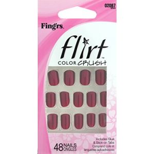Fing'rs Faux Ongles Flirt Color Crush Bewitch 48 Pièces (SIACEM, neuf)