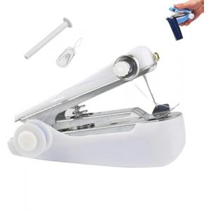 Machine a Coudre a Main Débutant Mini Machine a Coudre Portable,Machine a Coudre Enfant avec Accessoires de Couture pour Débutants,Maison,Voyage et Bricolage Blanc (ZhengYeDZ Store, neuf)