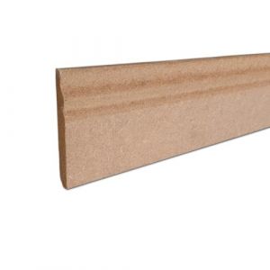 MadeInNature Plinthe moulur&eacute;e &agrave; peindre, en bois MDF Naturel, Plinthe &agrave; moulure Style Louis XV, hauteur 10.8 cm fabrication Fran&ccedil;aise longueur au choix (Naturel, 40 m&egrave;tres) (cit&eacute; de la d&eacute;co, neuf)