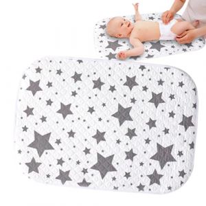 Matelas À Langer Bébé, Coussin De Table À Langer Pour Bébé, Matelas À Langer Pour Jeunes Enfant, Imperméable, Pliable Imperméable Tapis Langer Portable, 69x49cm (Zeyuyun, neuf)