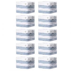 TAILI Cube Sac sous vide vetement aspirateur, Jumbo Transparent 10 Pack (80x100x38cm), Sacs à vide pour vêtements extra grands pour couettes,couvertures,draps,housse de rangement (TAILI Store, neuf)