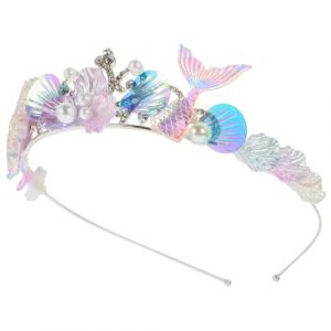 Happyyami Accessoire Pour Cheveux En Coquillage Taille Gar&ccedil;on Et Filles Bandeau &agrave; Cheveux &agrave; Paillettes F&ecirc;te D&eacute;guisement Cosplay (Liunmiao, neuf)