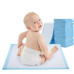 HA NOVA – Alèses jetables bébé 45x60 cm, matelas à langer bébé, Lot de 50 – Ultra absorbantes, imperméables et hypoallergéniques – Protection lit bébé, table à langer et poussette (HA NOVA, neuf)
