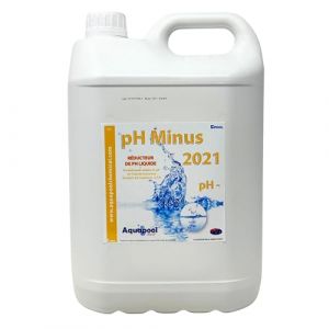Ph Moins Piscine – Traitement Ph pour Piscine/Ph- Liquide Bidon 1L et 5L – Permet de baisser Rapidement Le Ph de l'eau (5L) (Js DistriWeb, neuf)