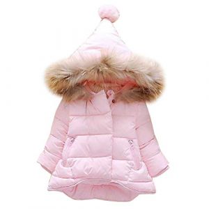 ARAUS Manteau Blouson à Capuche Enfant Fille Trench-Coat Blazer Veste Manche Longue 1-9 Ans (Odziezet, neuf)