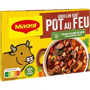 BOUILLON GOÛT AU FEU 180G, NESTLE MAGGI, LOT DE 4 (IC-Boutique, neuf)