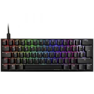 Ducky Compatible Mecha Mini Gaming Tastatur, MX-Speed-Silver, RGB-LED - Schwarz (GROOVE TO S.R.L.S., neuf)