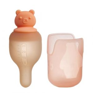 Sionhiuo Pacification de la médecine bébé, Dispensateur de médecine de la tétine bébé - Pacificateur de médecine en silicone liquide - Prise en compte-gouttes à température résistante à la température (keqiux, neuf)