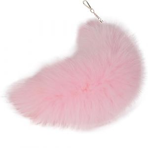 Putextile Pendentif queue de renard environ Fourrure Queue Porte-cl&eacute;s Extra Large Porte-cl&eacute;s Sac Accessoires de Voiture Porte-cl&eacute;s Pendentif Doux Duveteux Sac &agrave; Main D&eacute;coration (Putextile Direct, neuf)