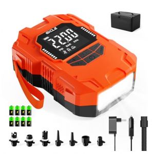 GICLE Pompe &eacute;lectrique Rechargeable pour Paddleboard,Pompe &eacute;lectrique Portable 22psi Sup Rechargeable 36W Type C Gonflage et d&eacute;gonflage 12V DC pour Paddle Board,Bateau,Sports Nautiques (Gicle, neuf)