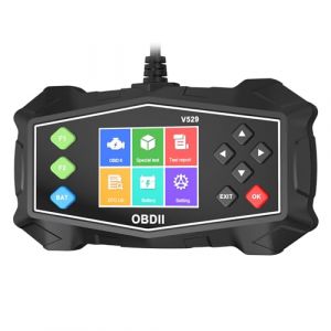 Anluomafuy V529 OBD2 Diagnostic Auto Valise Voiture, Lecteur de Code D'erreur de Moteur, OBDII Diagnostique Français Auto, OBD2 Scanner Universel pour Tous Les protocoles OBD II Voitures Depuis 1996 (Starlighthorizon Innovations Kft., neuf)