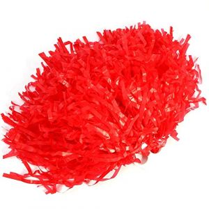 2 Pièces Pompons de Cheerleading Idéal pour les Jeunes Cheer Squad Matériau PE 8 Couleurs Accessoires de Danse de Fête Sportive Idéal pour la Performance sur Scène de Fête en (riuty, neuf)
