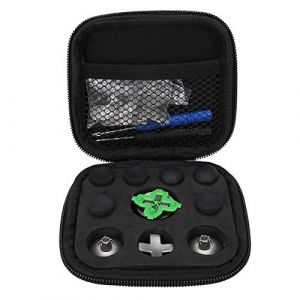 KOSDFOGE Elite Kit pour Accessoire de Manette Xbox One Elite 6 Sticks Analogiques en Métal Différents 4 Palettes 2 D Pads et 2 pièces Rechange pour Manette Xbox One Elite À Base Magnétique(Le Noir) (Kosdfoge, neuf)