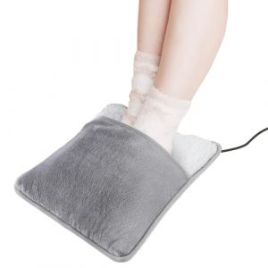 Chanceli&egrave;re &ndash; Chauffe-pieds chauffant | Chauffe-pieds &eacute;lectrique | Coussin chauffant USB respirant pour peds | Chauffe-pied en flanelle douce | Bouillotte chauffe-pids pour maison bureau Spa chambr (samiuy, neuf)