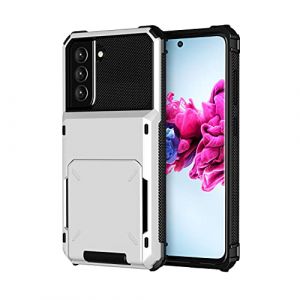 SORAKA Coque pour Samsung Galaxy S23 5G avec &eacute;tui Porte-Cartes &eacute;tui Portefeuille Armor Samsung Galaxy S23 5G Coque Protection Contre Les Chocs en PC TPU 2 en 1 &agrave; Double Couche Protection Anti-Chocs (SORAKA, neuf)