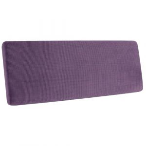 SYLC Housse De Coussin De Canapé, Housse De Coussin, Housse Coussin D'assise Extensible Tartan Antidérapant, Housse De Protection pour Meubles (Violet,2 Places) (YUNDU, neuf)