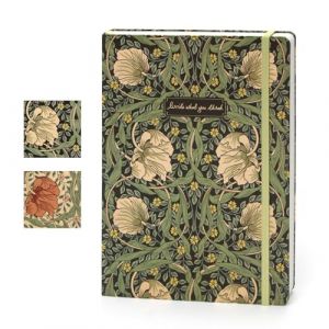 WETLOTE Carnet Blanc B5 Rigide &ndash; 80 g/m&sup2;, 208 Pages &ndash; Motif Floral Europ&eacute;en Fleur Blanche &ndash; Bande &Eacute;lastique, Poche Arri&egrave;re & Feuille Guide &ndash; Journal Cr&eacute;atif (19&times;26 cm) (WETLOTE Direct, neuf)