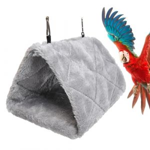 Lambo Hamac &Agrave; Oiseaux pour Cage, Pivoine Perroquet Hamac Nid D'oiseau Maison pour Perroquets Doux Hamac en Peluche Suspendu Cage Tente pour Oiseaux Perroquet Hiver Chaud Lit, Accessoires De Cage (Chifans, neuf)