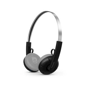 Philips Century TAH2000BK/00 Casque Audio sans Fil s&eacute;rie 2000 &laquo; The Ringo &raquo; | Casque r&eacute;tro Bluetooth 5.4 avec 26 Heures d'autonomie de Lecture, multipoint, Micro, Commandes Supra-Auriculaires et (TradeINN, neuf)