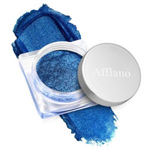 DE'LANCI Fard à Paupières Crémeux Bleu Métallique, TrèS Pigmenté Et Ultra-MéLangeable, Cream Blue Eyeshadow Chatoyant Bleu Foncé, Fard à PaupièRes Crémeux Marine Unique Pour Le Jour Et La Nuit, #04 (DE'LANCI Direct, neuf)