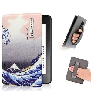 &Eacute;tui pour 6.8" Kindle Paperwhite 11e G&eacute;n&eacute;ration et &Eacute;dition Sign&eacute;e (Sorti en 2021, Mod&egrave;le M2L3EK/M2L4EK)-Coque en Cuir avec Dragonne et Automatique R&eacute;veil/Veille (FDJ--US, neuf)