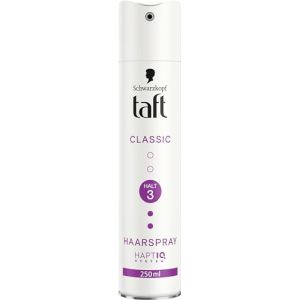 Schwarzkopf Taft Spray coiffant classique (250 ml), tenue 3, pour tous les types de cheveux, tenue et protection, formule végétalienne* (Nikilko2017, neuf)