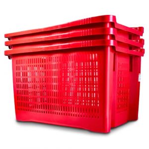 Ferramenta Centro Italia Lot de 10 boîtes à olives empilables adaptées pour fruits et récolte d'olives en plastique 10 pièces (10) (TotalShopping, neuf)