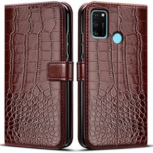 Coque pour Huawei Honor 9A Housse,Fonction de Support,Fente pour Carte,Silicone TPU,Flip &Eacute;tui Case pour Huawei Honor 9A(6.3") (PKQTOP-FR, neuf)