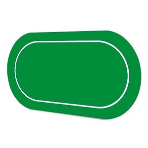 LaiEr Tapis de Poker 10 Joueurs Texas Hold'em Tapis en Caoutchouc Tapis de Poker pour Tables Table de Poker Portable Pliante pour Jeux de Poker Blackjack Casino (120 * 60 * 0.2cm,Green) (ChunSiFuShi, neuf)