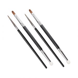 Alipis 4pi&egrave;ces Pinceau Correcteur Double Embout Pour Anticernes Et Maquillage De Teint Applicateur Pr&eacute;cis Et &Eacute;ponge Estompante (Dahlia Oiye, neuf)