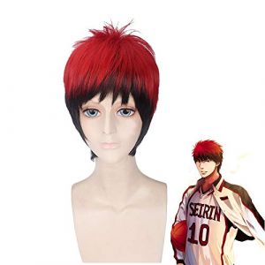 Anime Kuroko no Basuke SEIRIN Kagami Taiga perruque Cosplay Costume Kuroko de basket-ball court résistant à la chaleur perruques de cheveux synthétiques PL-197 (good stuff A, neuf)