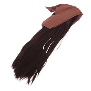 AKOOSY Perruque Pirate avec Foulard Respirante et L&eacute;g&egrave;re pour Halloween Cosplay et Soir&eacute;es D&eacute;guis&eacute;es Accessoire Costume Pirate Unisexe pour F&ecirc;tes &agrave; Th&egrave;me (fumingyue, neuf)