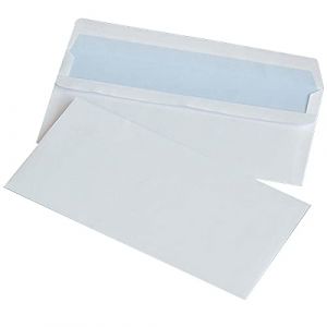 Enveloppes Auto-adh&eacute;sives OFFICE PRODUCTS SK DL 110x220mm 75 G/m&sup2; 10 Pi&egrave;ces Blanches / / Type-Auto-adh&eacute;sif/Type-SK/Couleur-Blanc/Format-DL/Grammage (g/m2)-75 / Dimensions (mm)-110x220 (PolskaKsiegarnia-FR, neuf)