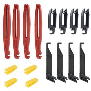 Extracteur de Fusible 16Pi&egrave;ces 4 Tailles Pince Extracteur de Mini Fusible Auto Pince &agrave; Fusible en Plastique pour Voiture, Outillage de l'Automobile pour Porte-Fusible de Voiture (Rouge Jaune Noir) (Yuaaoh, neuf)