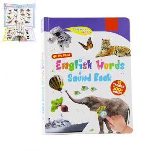 My First English Sound Toy, Fun Word Game, 300+ Words, 13 Themes, for Educational Language, School Education & Perfect Educational Gift, Speak and Spell (A) (Shumin, neuf)