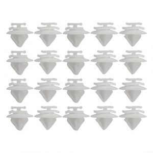 Lot de 20 clips de garniture de porti&egrave;re de voiture pour 106 206 207 306 307 806 1007 Partners C2 C3 Clips de montage ext&eacute;rieur 8565.40 856540 7701056846 Pi&egrave;ces de rechange OEM (sweetjing, neuf)