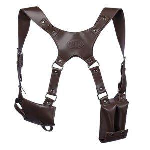 Holster d'&eacute;paule r&eacute;glable en Cuir PU Accessoires de Costume de Cosplay Marron (changshashikaifuqubaoxuezaishangmaoyouxiangongsio, neuf)