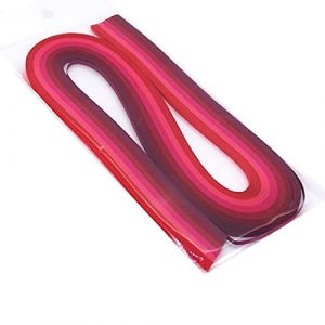 ODETOJOY Quilling Papier 5mm Bande de Papier pour Quilling Lot de 120pcs Quilling pour DIY Craft, Bande de quilling d&eacute;grad&eacute; rouge (Fourniture d'artisanat Co.,Ltd Europe, neuf)