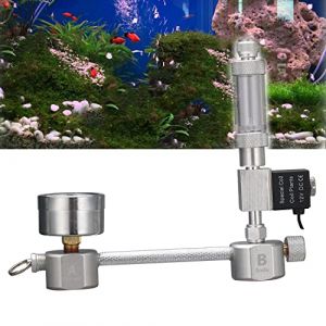 Ailgely Kit de générateur de CO2 pour Aquarium DIY Système de générateur de CO2 avec électrovanne pour Compteur de Bulles et contrôle de dioxyde de Carbone Kit de réacteurs pour Plantes Aquarium (BevyInfor, neuf)