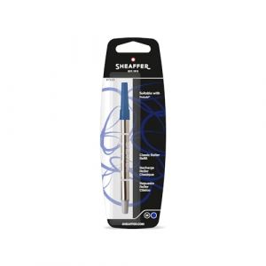 Sheaffer-Recharge pour stylo roller classique-Bleu 97325 (BigWhiteRabbit, neuf)