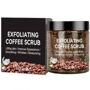 Mnozreo Café Gommage Exfoliant Corps et Visage,Gommage au Café Naturel,Corps Femme au Sel Mer Morte,Gommage Corporel au Café Biologique,Anti-Cellulite au Café,100G,1PC (Amito joy, neuf)