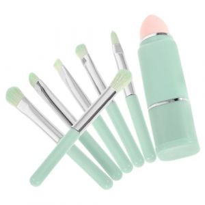 FRCOLOR 1 Jeu Ensemble De Pinceaux De Maquillage Brosses De Maquillage De Voyage Ceinture Femme Ou De Ceinture D'anniversaire Pour Femme Light Green Éponge (Laners, neuf)
