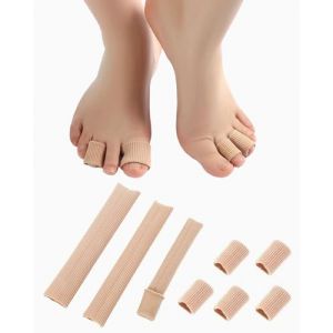 ZAMXHUG Orteils Protection Tube - 3 pcs séparateurs d'orteils,Protections en Tissu pour Orteils,Couvre-Orteils,Doigts Soulager Douleur Protection,Doigts Protection Tube,Tube de Coussin d'orteil (YU SHIYU DE SHOP, neuf)